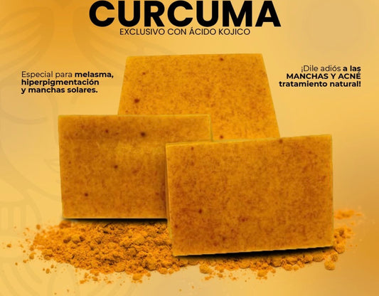 JABON DE CURCUMA Y ACIDO KOJICO