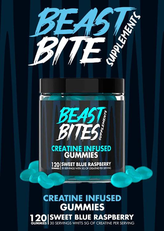 GOMITAS DE CREATINA DE ALTA POTENCIA - BEAST BITES x 120 GOMITAS