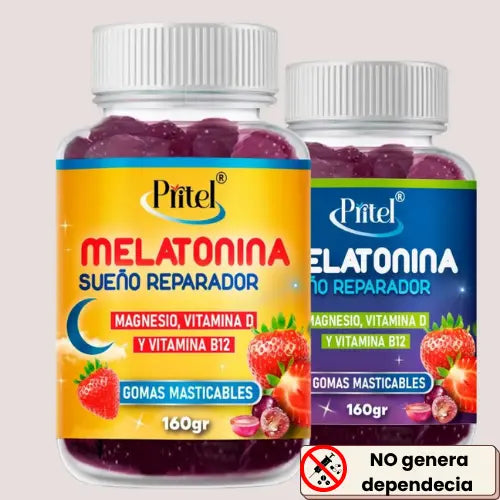 GOMITAS DE MELATONINA , SUEÑO REPARADOR x 60 GOMITAS c/u
