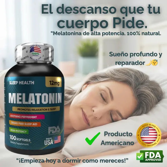 MELATONINA AMERICANA ,  100% ORIGINAL X 100 SOFTGELS 💊
